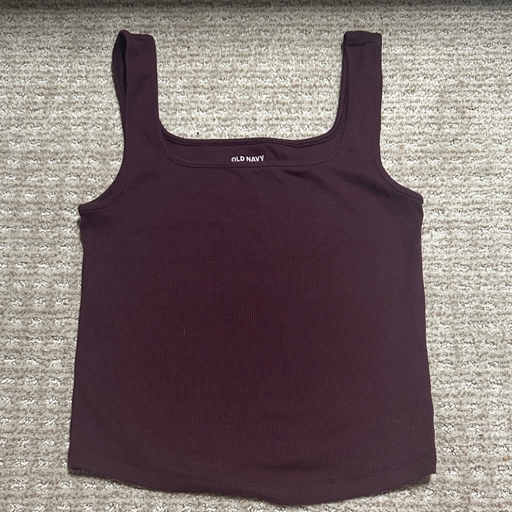 Old Navy Women's Dark Purple Tank Top